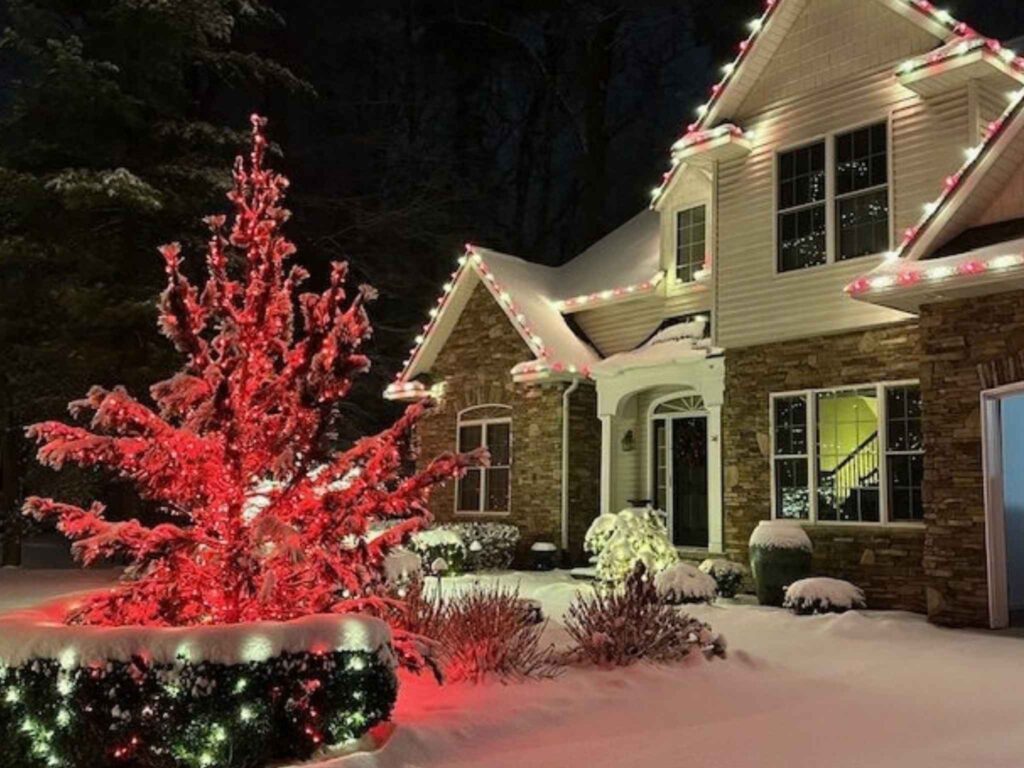 Residential Christmas Lighting Angeles, WA,