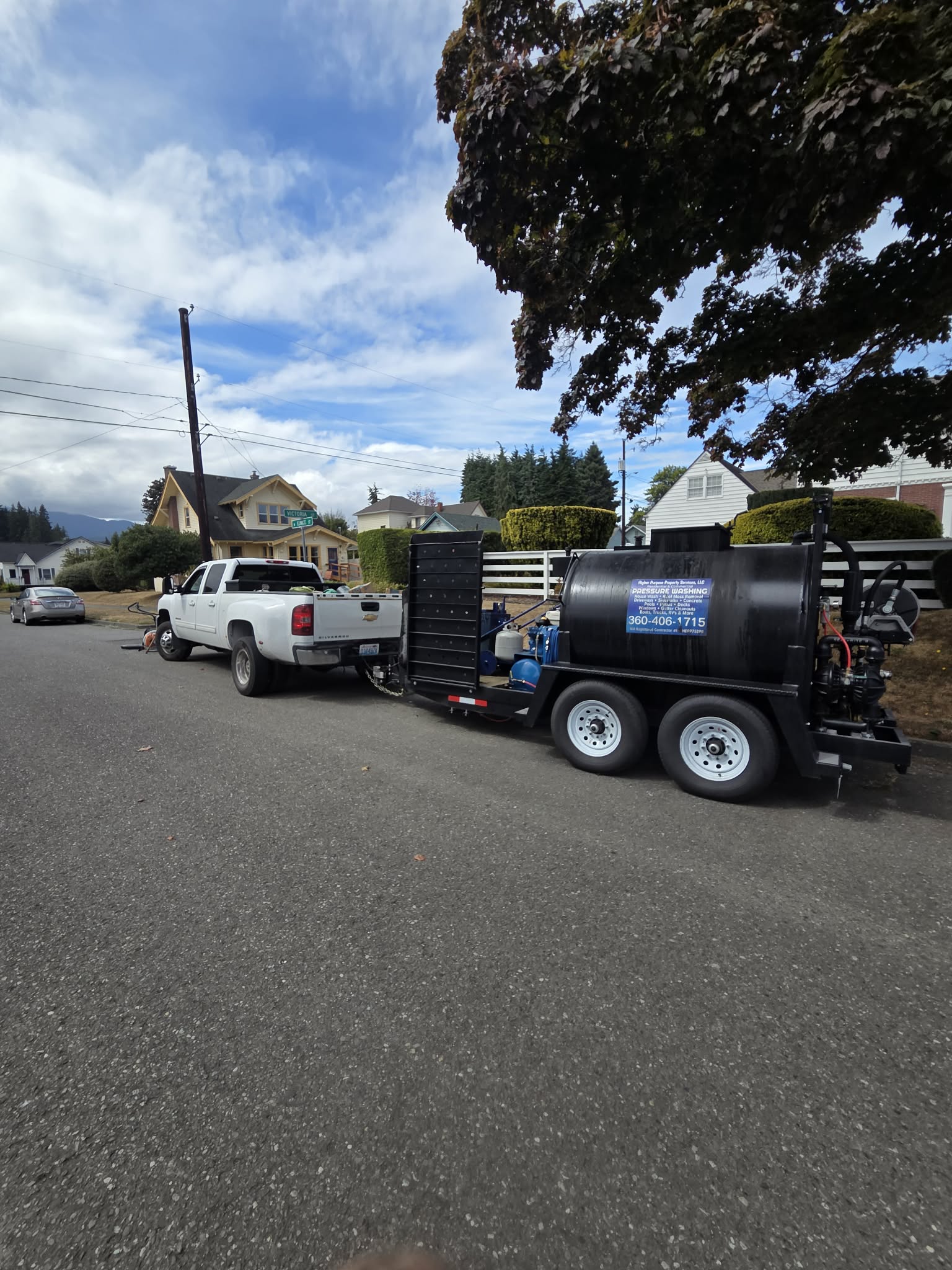 asphalt sealcoating project in Port Angeles WA